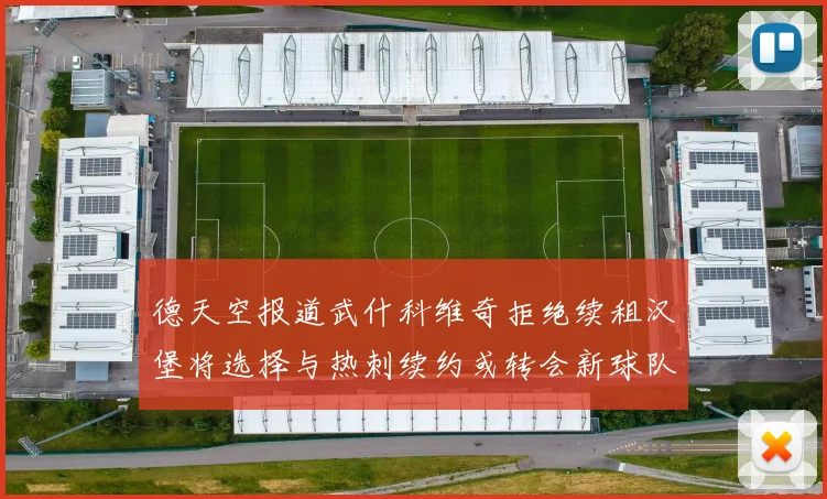 德天空报道武什科维奇拒绝续租汉堡将选择与热刺续约或转会新球队